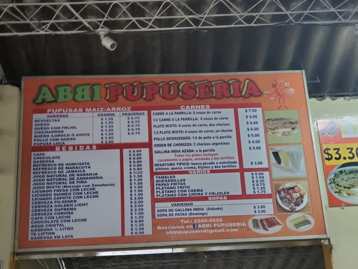 Menu Pupusería Abbi-6