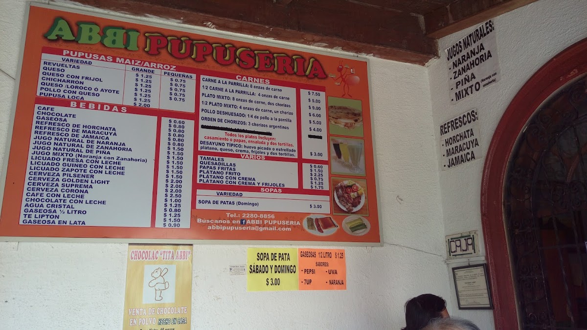 Menu Pupusería Abbi-9